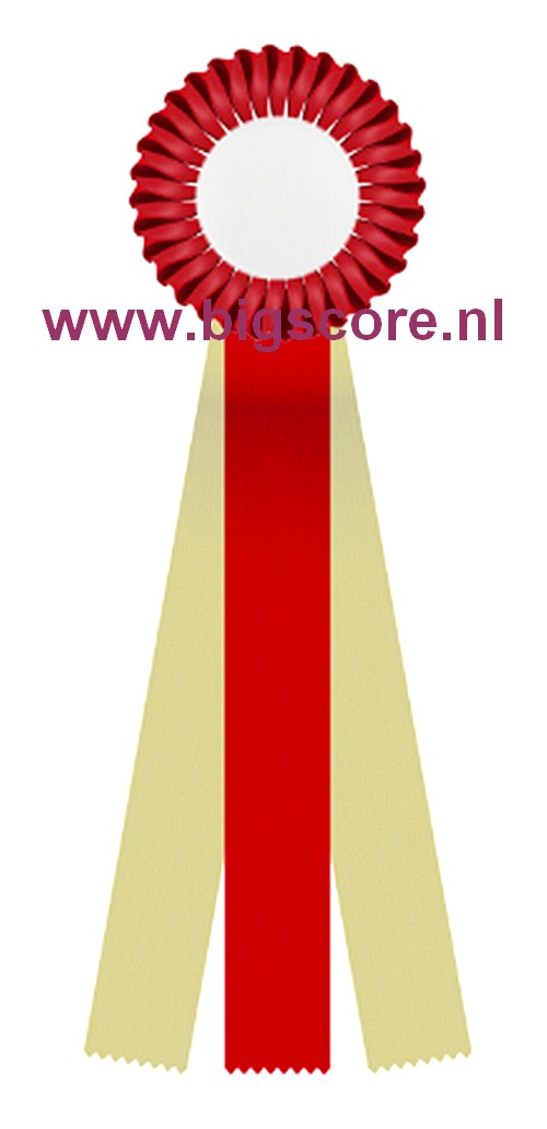 R 12 1-Ringsrozet Multi 3 liasters Blanco Ø 10,5 L: 25 cm met optie Full-Colour Ø 50 mm afslag
